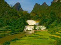 靖西景点 二郎瀑布