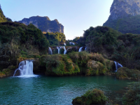 爱布瀑布  枯水期