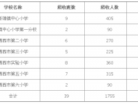 靖西市2016年城区小学招生公告，划分的片区范围就近入学