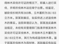 在靖西不能乱砍树，安宁乡一男子无证伐木被处罚金又被判刑