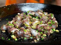 靖西小吃 猪血肠