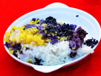 靖西传统风味美食——五色糯米饭