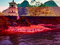 瀑布 二郎 田园 环境