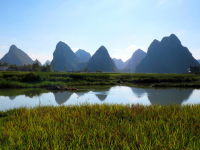 三友村 秋天 田园