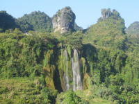 靖西景点 三叠岭瀑布