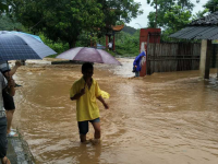 近日，靖西连续降雨，多地出现不同程度的灾害