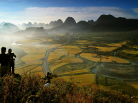 秋之色，靖西市壁零村秋景，让人疯狂的美景(上)