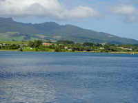 秀丽的新西兰雷葛兰海湾风光