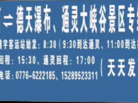 靖西至通灵大峡谷、德天跨国瀑布旅游专线直通车8月2日即将开通！