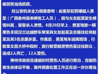 柳州恶性伤人案最新通报：已致6人死亡12人受伤