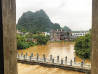 被大雨洗礼过后的旧州