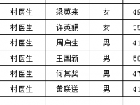 靖西市2019年度村医生公开招聘拟聘用人员公示（第二批）