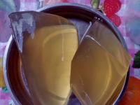 靖西老字号凉粉槐花