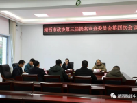 政协靖西市第三届委员会第二次会议提案审查委员会会议召开