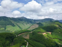 田东莲花山风电场并网发电