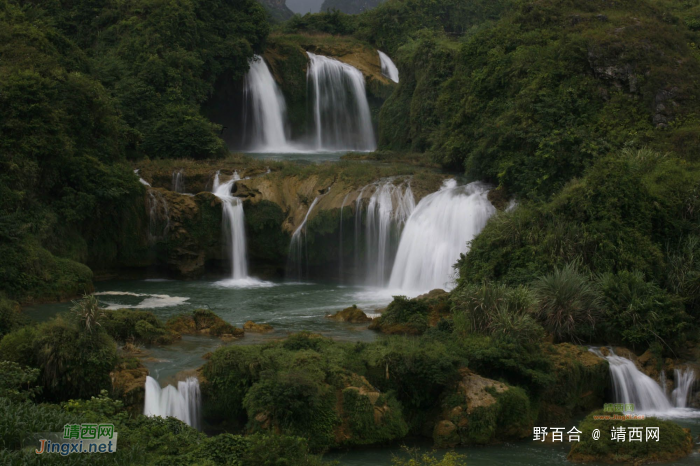 爱布瀑布群风景 - 靖西网