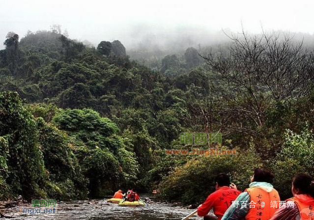 湖润镇古龙山峡谷群漂流景区 - 靖西网