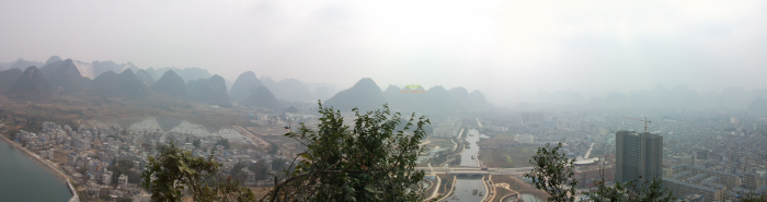 前几个月拍的靖西全景，删除又可惜，只好放出来吧 - 靖西网