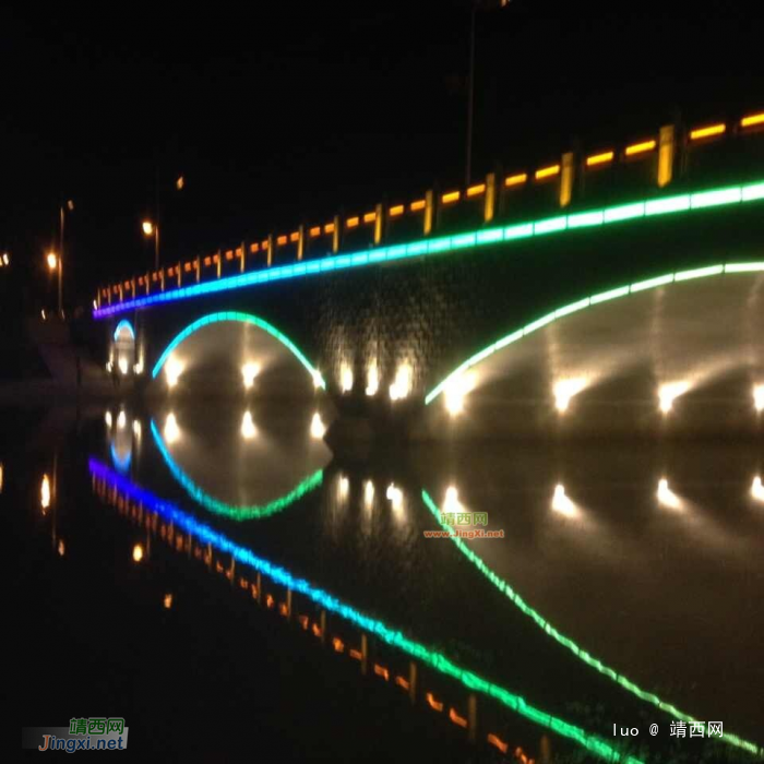 靖西环球桥夜景美美美 - 靖西网