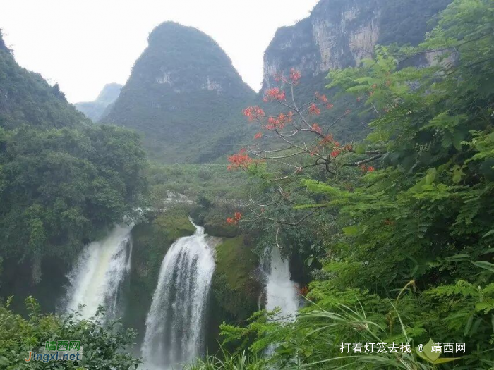 等了一个冬天和春天，终于可以游玩一趟靖西爱布瀑布群 - 靖西网