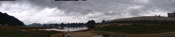 来两张13年5月份的渠洋湖风景长图 - 靖西网