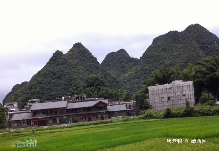 鹅泉风景，风景中的别墅，路过偷拍几张 - 靖西网