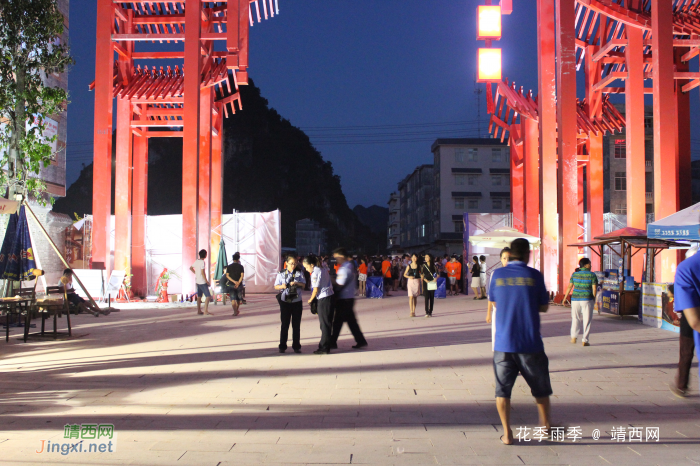 靖西绣球旅游节壮魅风尚秀精彩纷呈，模特走秀乐队表演精彩连连 - 靖西网