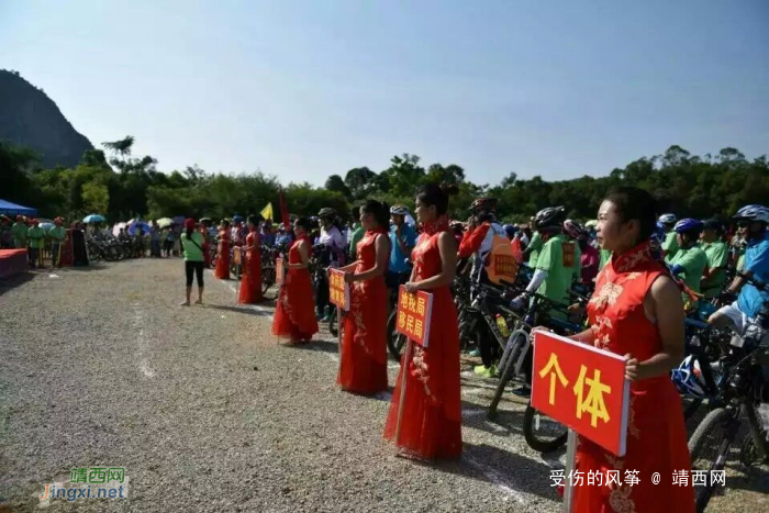 靖西渠洋湖骑行阵势 - 靖西网