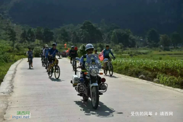 靖西渠洋湖骑行阵势 - 靖西网