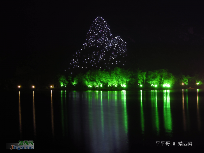 夜拍湿地公园-靓丽的靖西龙潭湿地公园夜景 - 靖西网