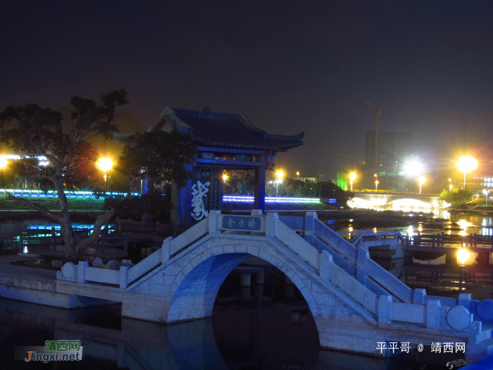 夜拍湿地公园-靓丽的靖西龙潭湿地公园夜景 - 靖西网