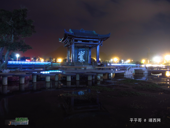 夜拍湿地公园-靓丽的靖西龙潭湿地公园夜景 - 靖西网