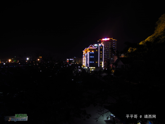 夜拍湿地公园-靓丽的靖西龙潭湿地公园夜景 - 靖西网