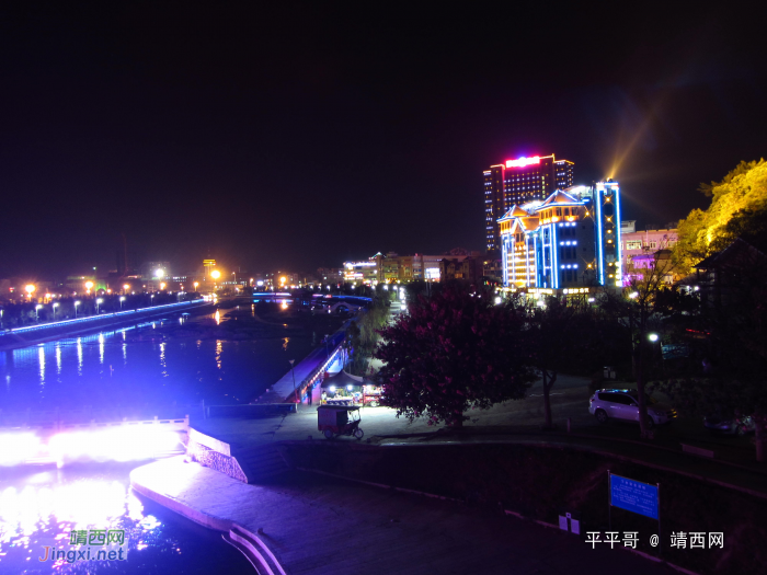 夜拍湿地公园-靓丽的靖西龙潭湿地公园夜景 - 靖西网