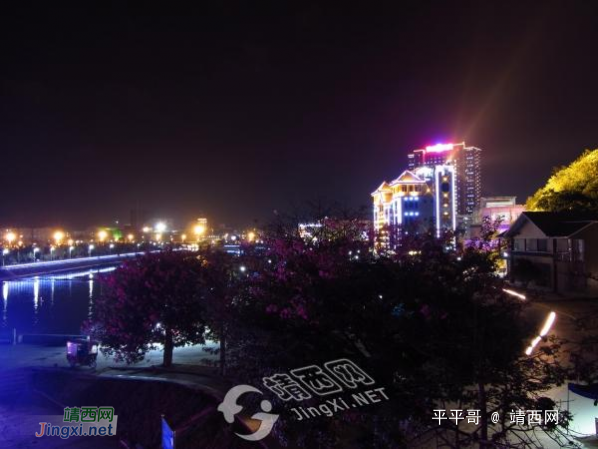 夜拍湿地公园-靓丽的靖西龙潭湿地公园夜景 - 靖西网