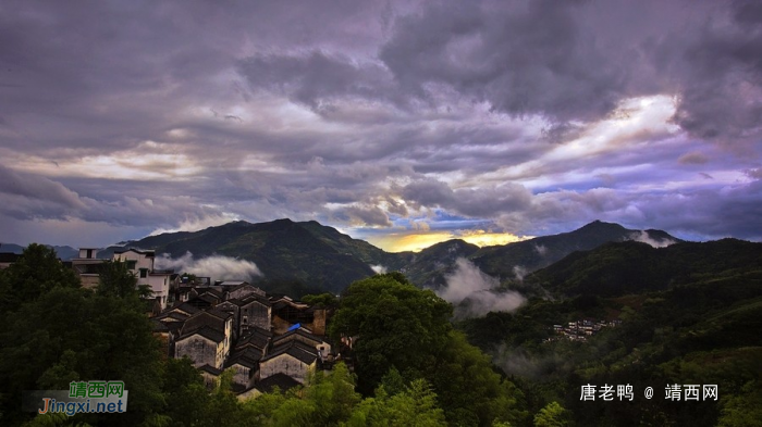 雨后山村峰景，优美如画 - 靖西网