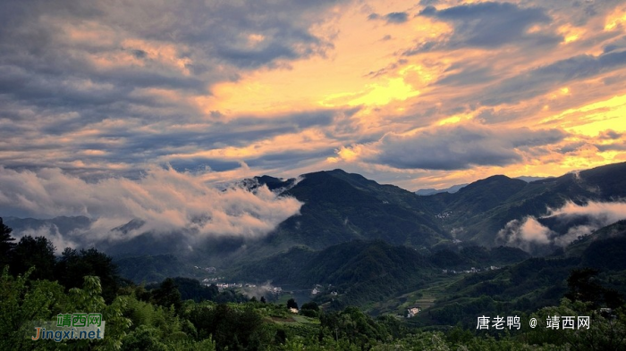 雨后山村峰景，优美如画 - 靖西网