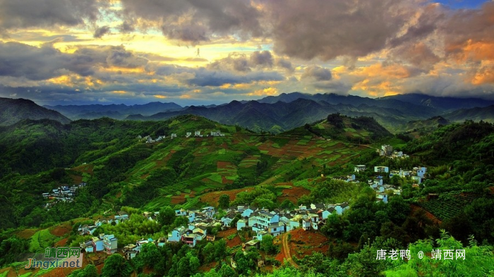 雨后山村峰景，优美如画 - 靖西网