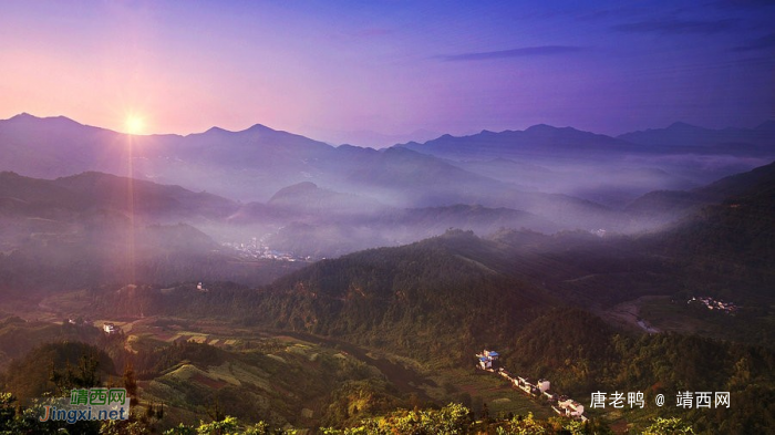 雨后山村峰景，优美如画 - 靖西网