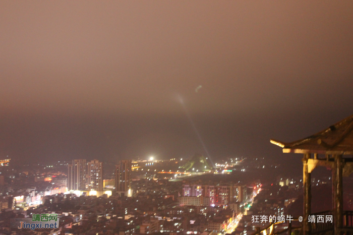 炫丽的靖西小城夜景，但拍照技术是2015年最糟糕的照片 - 靖西网