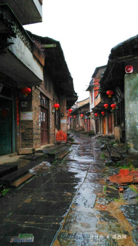 细雨纷飞，我不知道村落可以拍的这么美。 - 靖西网