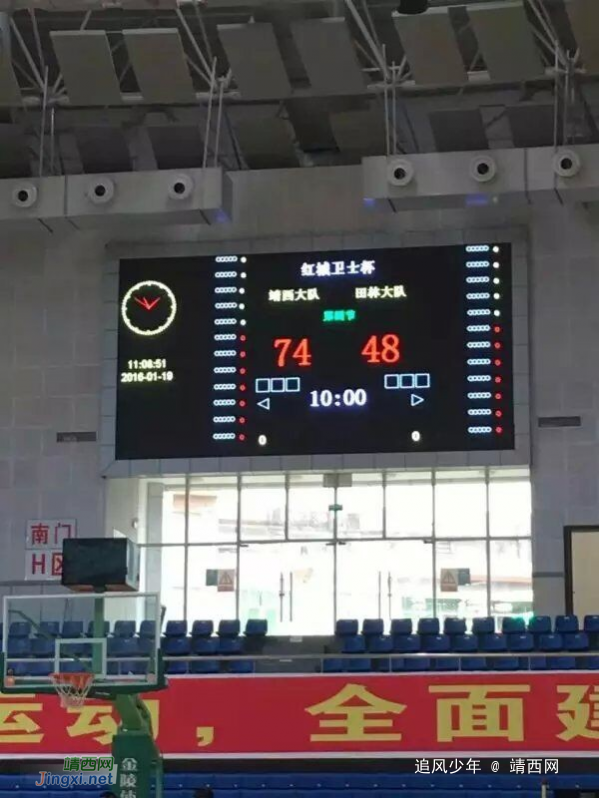 网友们：中篮俱乐部篮球锦标赛在靖西体育馆举行啦！ - 靖西网