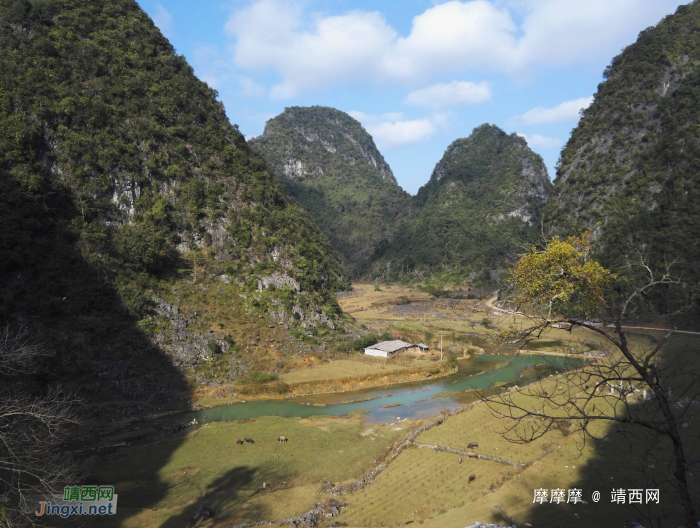 碧波荡漾，峰峦垂悬，靖西市和德保县共同的骄傲，念诺湖（念诺水库）风光。 - 靖西网