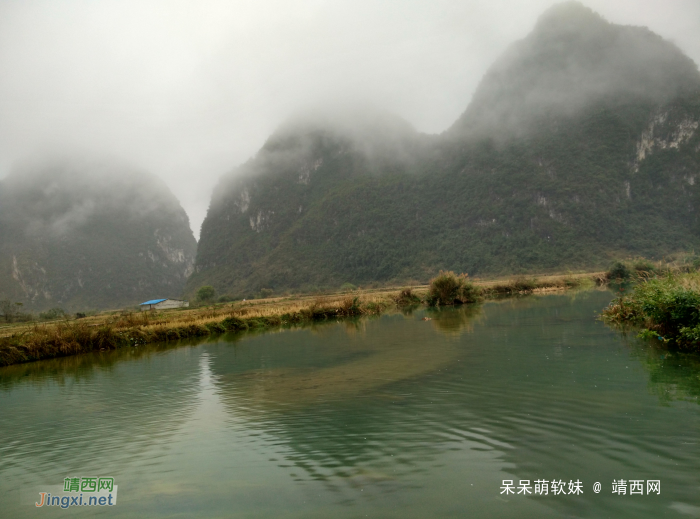 烟雨蒙蒙，画里乡村 - 靖西网