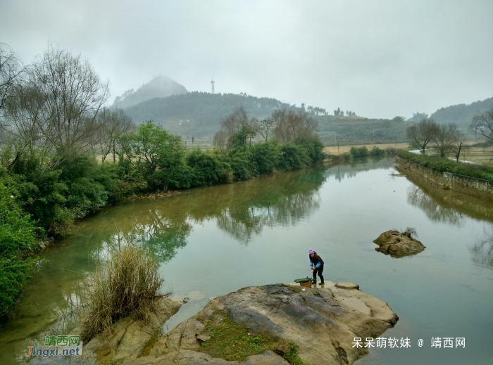 烟雨蒙蒙，画里乡村 - 靖西网