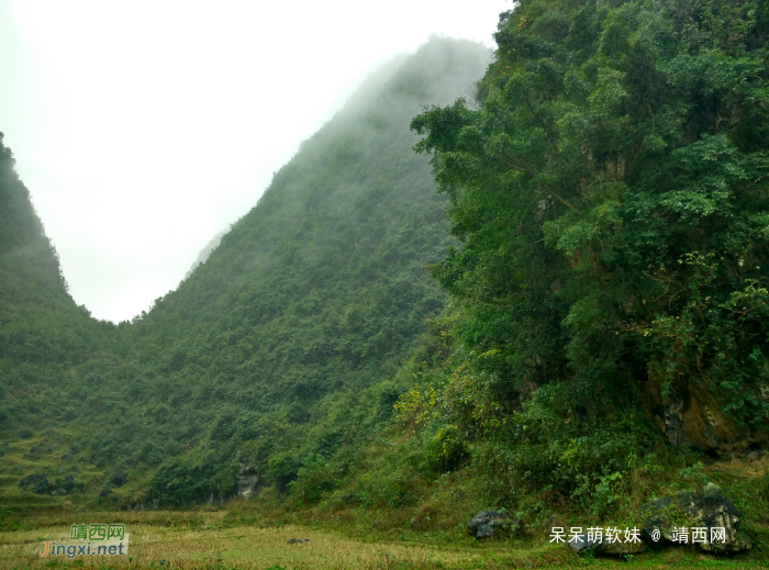 烟雨蒙蒙，画里乡村 - 靖西网