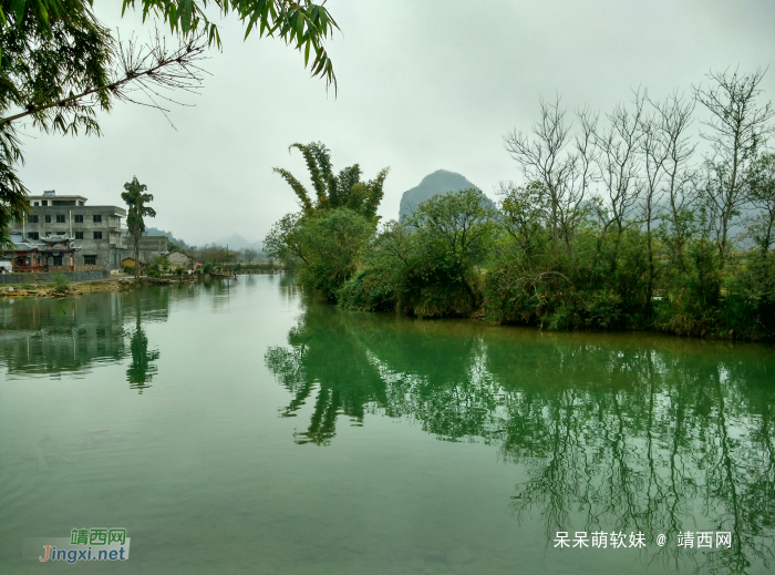 烟雨蒙蒙，画里乡村 - 靖西网