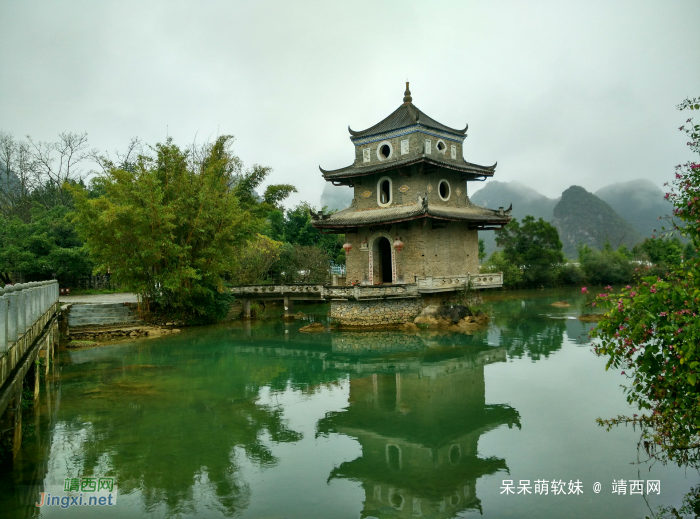 烟雨蒙蒙，画里乡村 - 靖西网