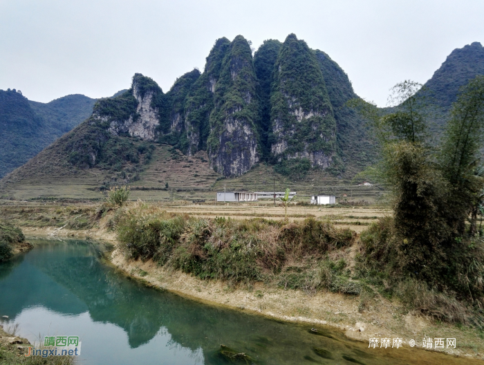 山如笋，水弯弯，靖西市地州乡果广村风光。 - 靖西网