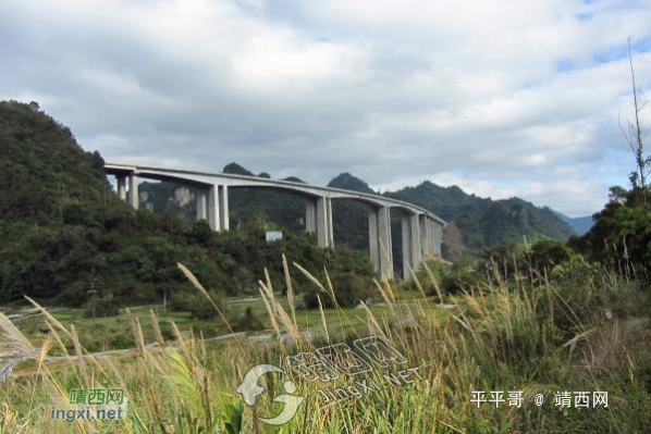 崇靖高速靖面貌，山间与山尖的美丽 - 靖西网